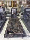 الغرانيت وشواهد القبور والعلامات الخطيرة ، شواهد القبور السوداء مصقول الغرانيت