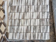الرخام الحديثة بلاط الموزاييك الجدار ، 300 X 298mm ورقة الحجر الطبيعي بلاط الموزاييك